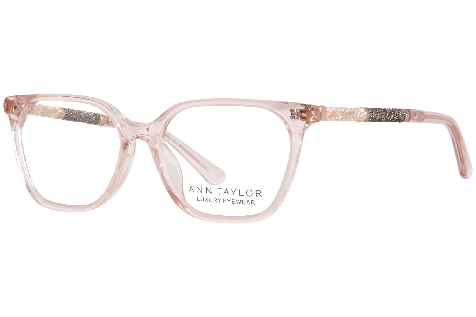 Ann Taylor AT025 C02 Eyeglasses Women's Crystal Blush Full