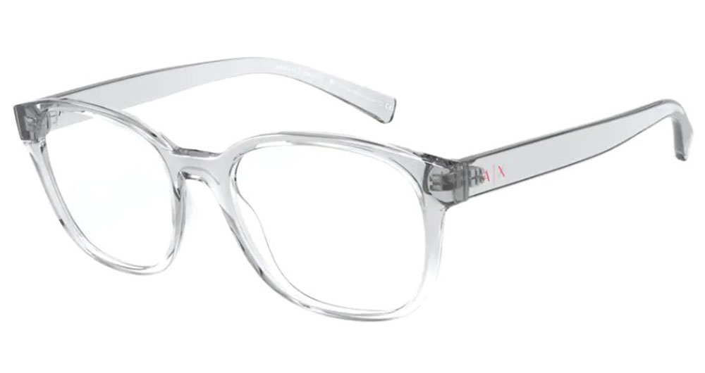 Armani Exchange AX3072 8316 Eyeglasses Women's Shiny Violet Full Rim 53 ...
