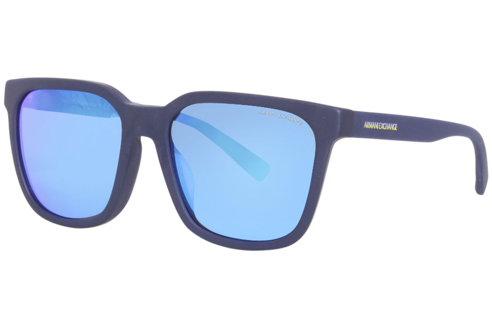 Buyr.com | Sunglasses | A|X ARMANI EXCHANGE Men's AX4104S Rectangular  Sunglasses, Black/Grey Gradient, 61 mm