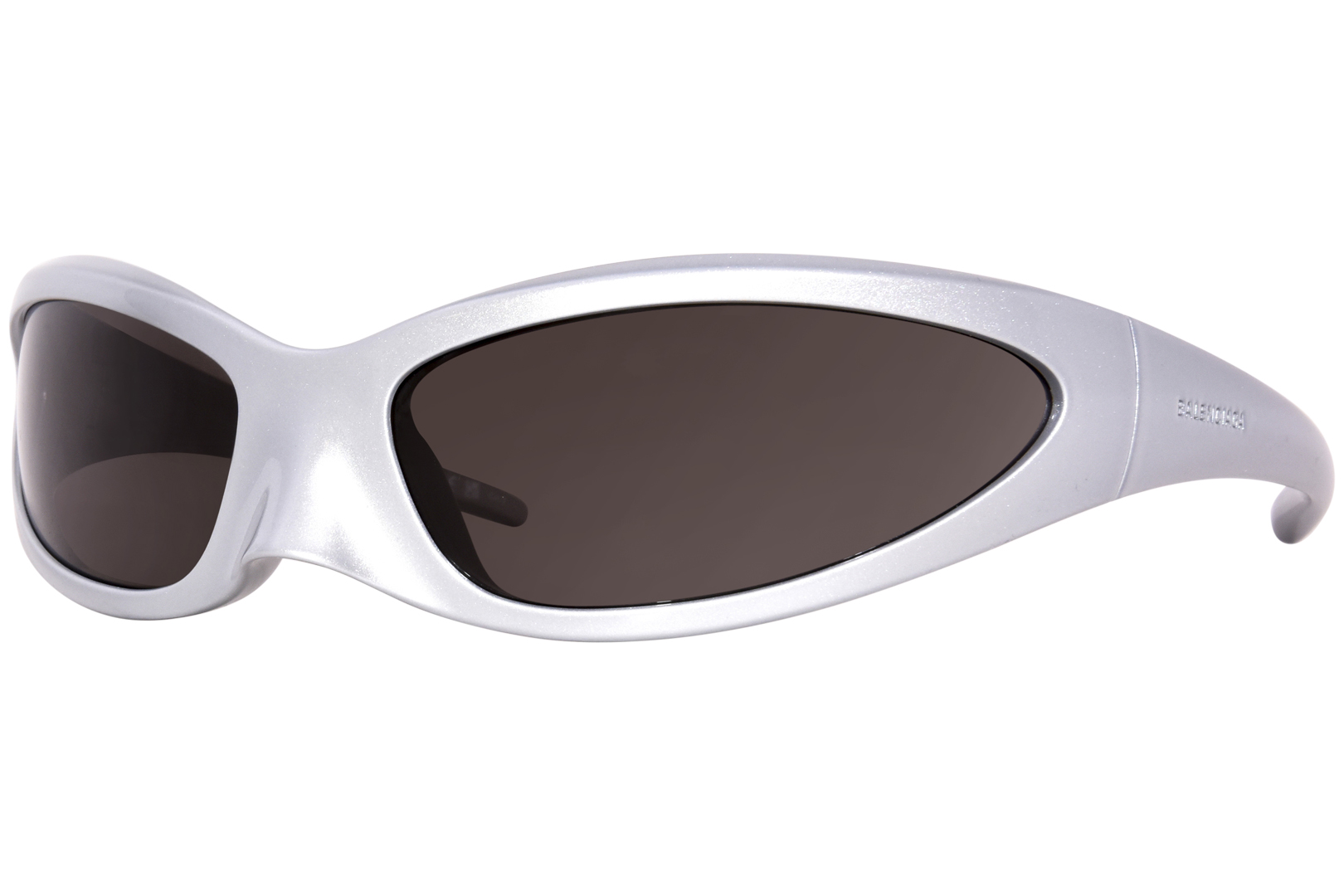 サングラス BALENCIAGA SS25 Unisex SUNGLASSES (BB0251S 005 SILVER) Balenciaga BB0251S 005 Sunglasses Women's Silver/Grey Wrap