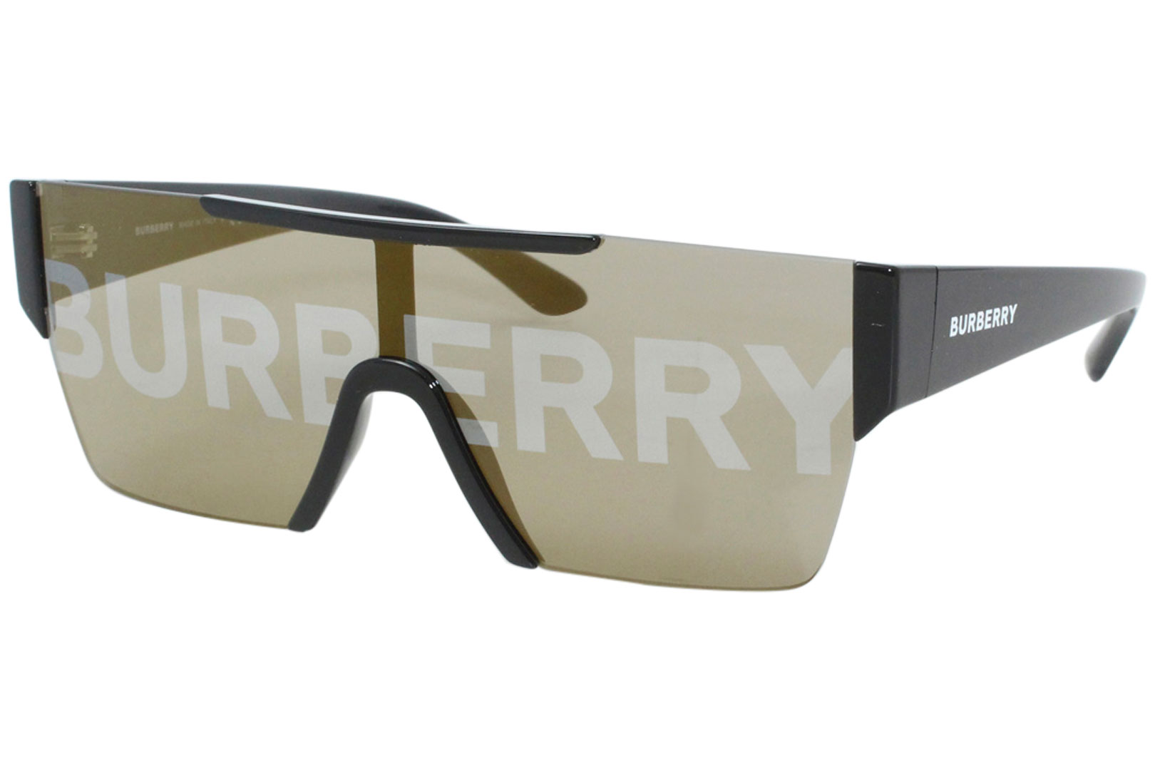 Burberry BE4291 Sunglasses Men's Shield Rectangular Shades 