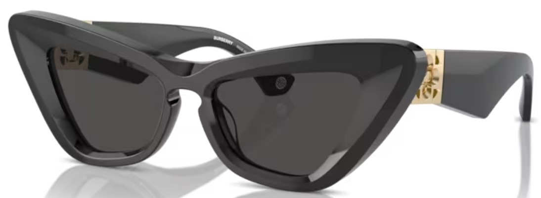 サングラス BURBERRY Woman Sunglasses Grey 0BE4441U 411287 Burberry BE4421U 411287 Sunglasses Women's Dark Grey/Dark
