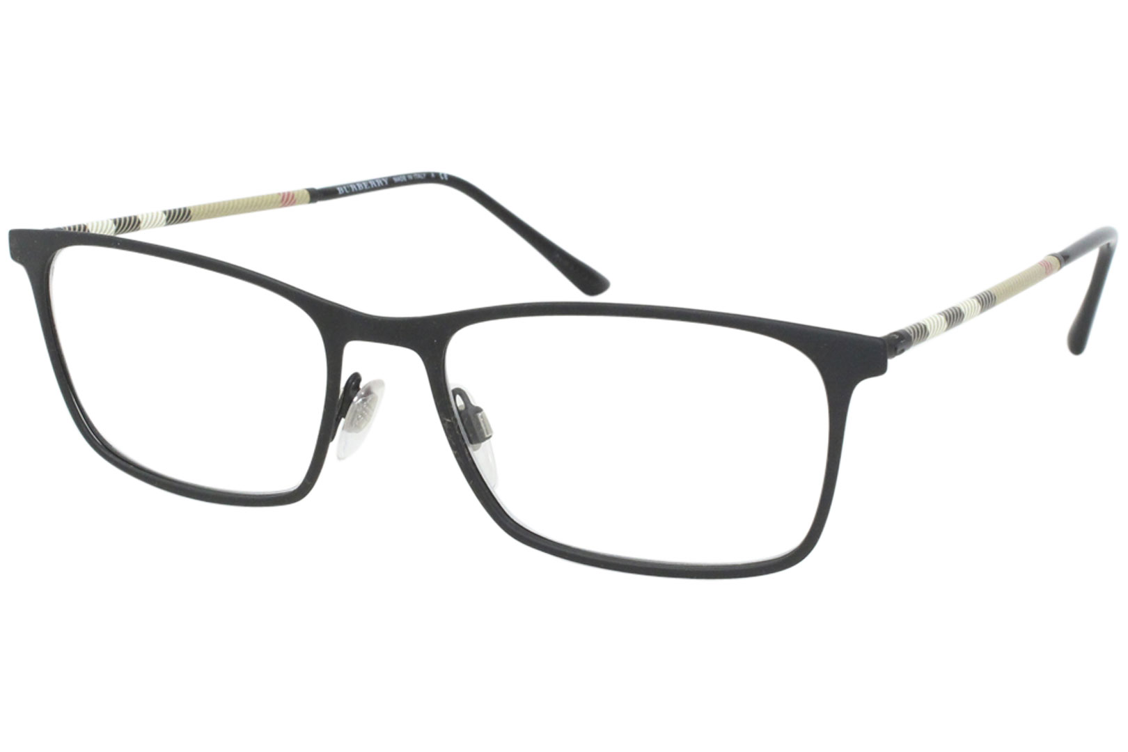Burberry BE1309Q 1008 Eyeglasses Men s Brushed Gunmetal Full Rim