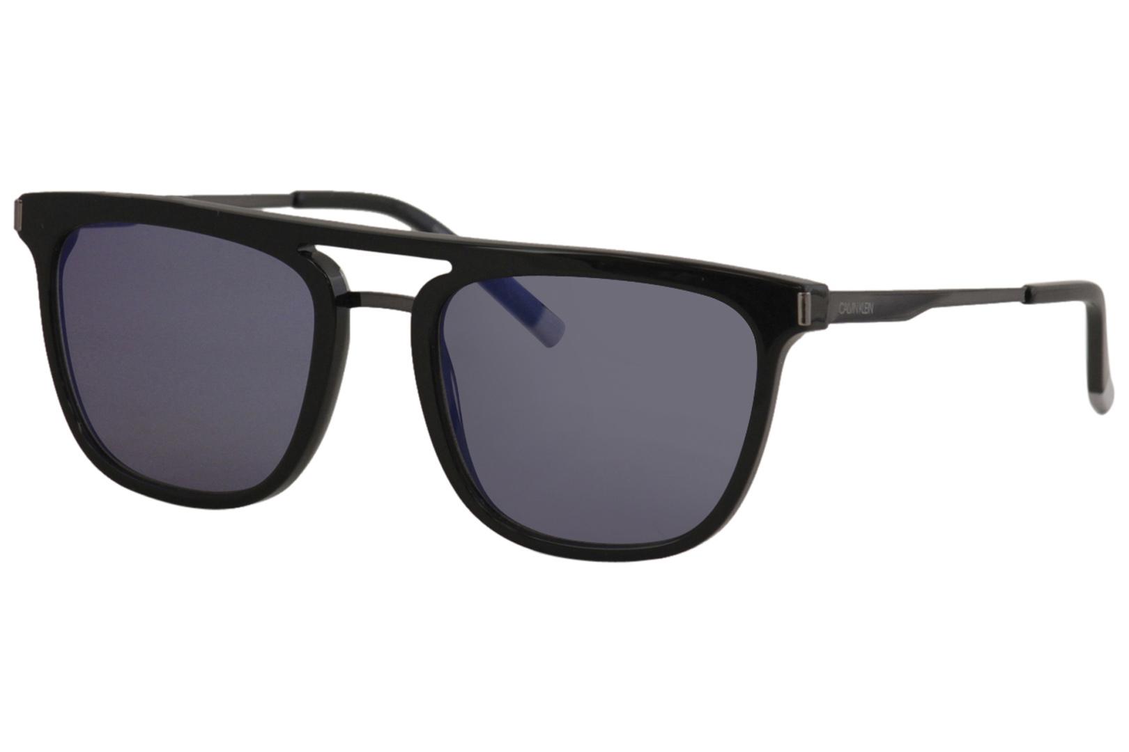 Calvin Klein Men's CK1239S CK/1239/S 001 Black Square Sunglasses 54mm |  