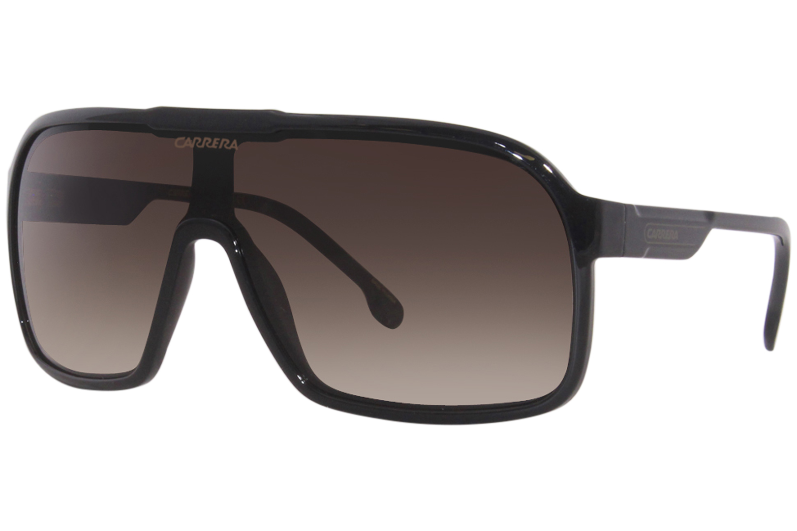 Carrera 1046/S 807HA Sunglasses Men's Black/Brown Gradient Shield 99-01-130  
