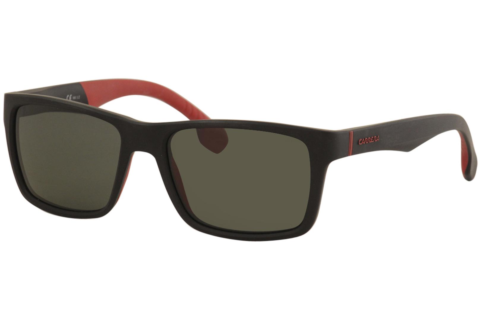 Carrera Sunglasses Men's 8024/L/S 003IR Matte Black/Brown Lenses  57-18-140mm 