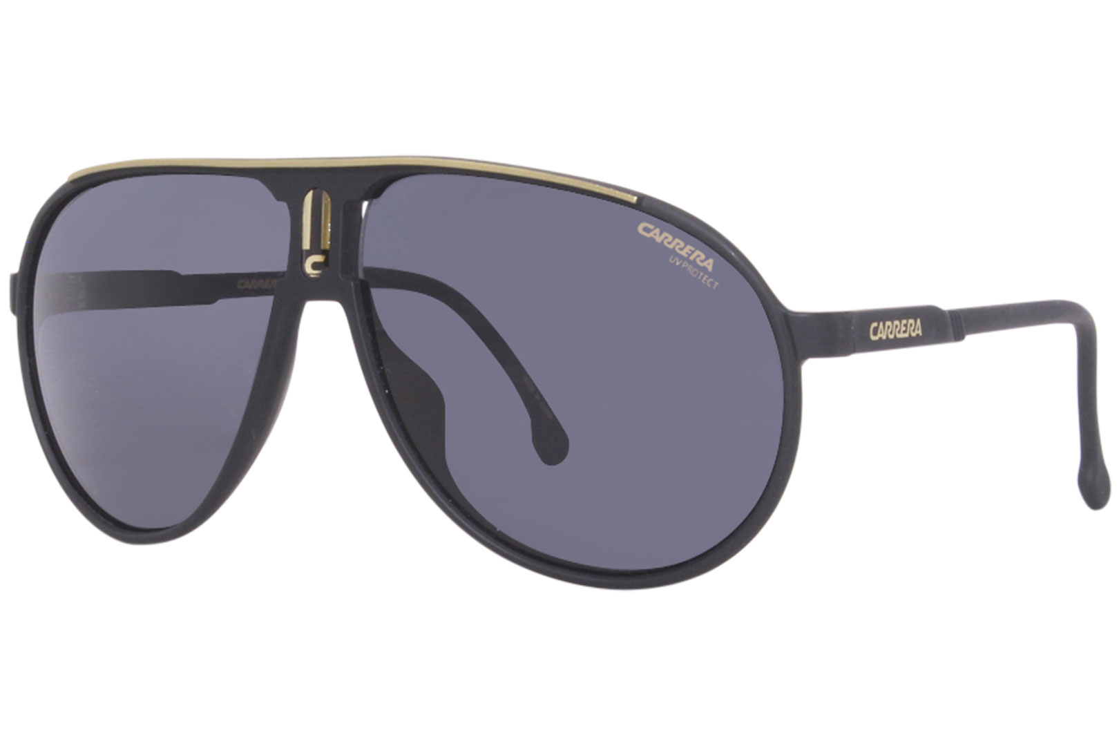 Carrera Sunglasses Men's Champion/N 003IR Black-Gold 62-12-125 |  