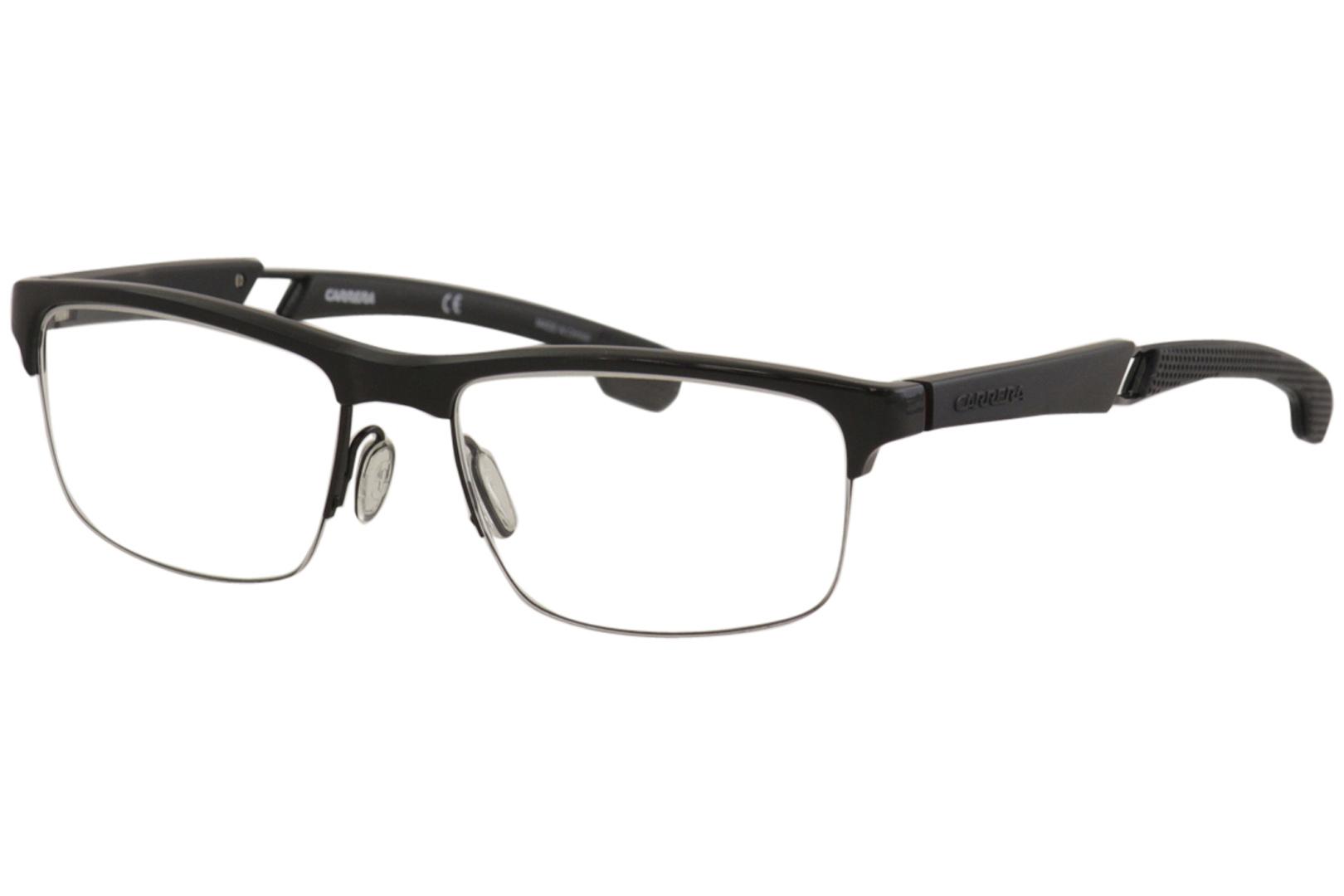 Carrera Men's Eyeglasses 4403V 4403/V RCT Matte Blue Half Rim Optical Frame  55mm 
