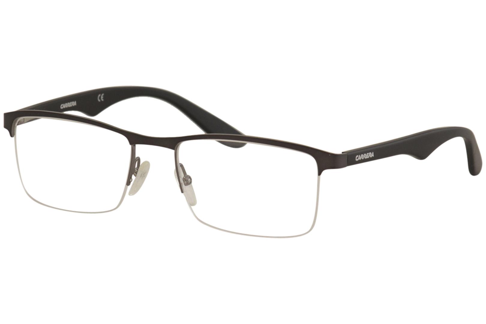 Carrera CA6623 XVD Eyeglasses Men's Dark Ruthenium Half Rim Optical Frame  54mm 