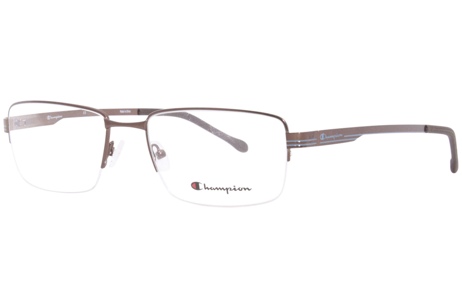 Champion Eyeglasses Frame Men's CU4002 C02 Light Gunmetal/Black 59-20 ...