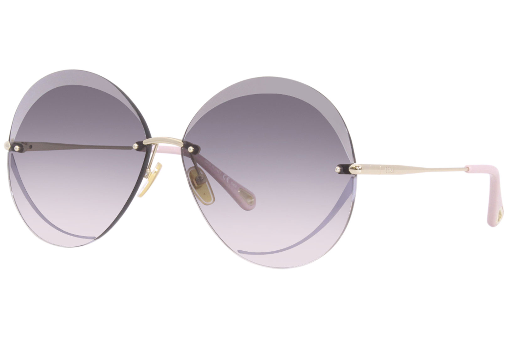 Chloe CH0063S 001 Sunglasses Women's Gold/Grey Gradient