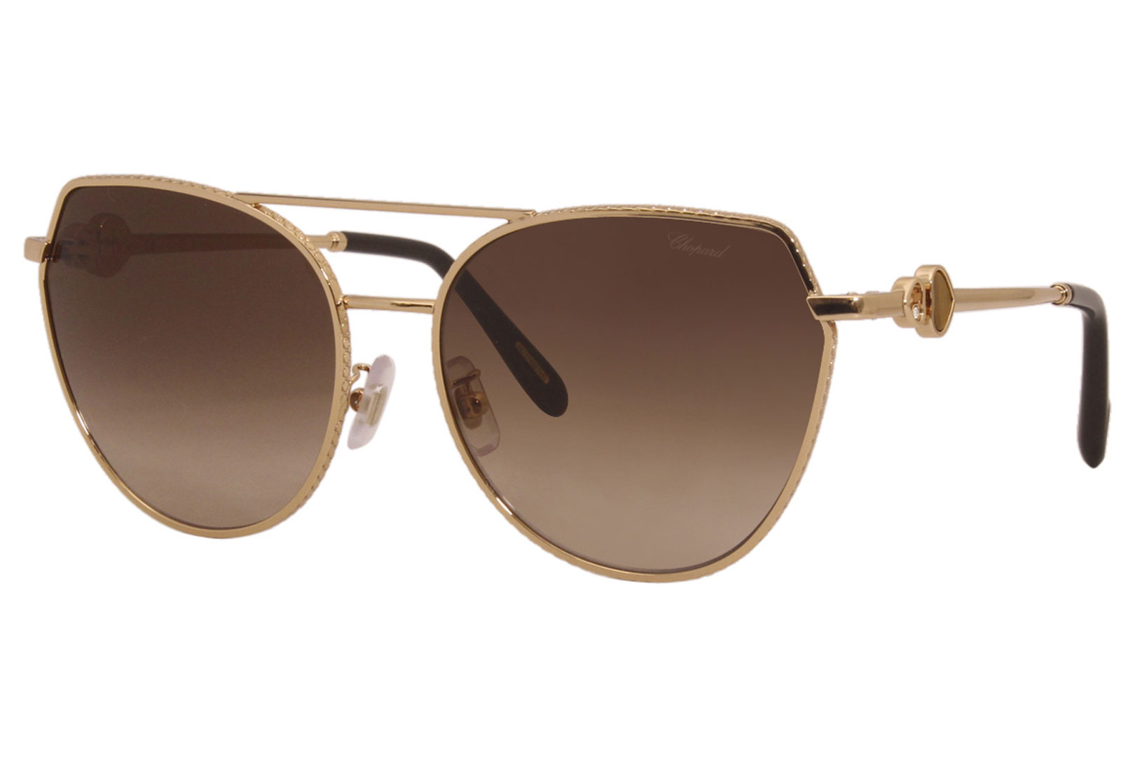 Chopard Sunglasses Women's SCHC87S 08FC Rose Gold-Brown