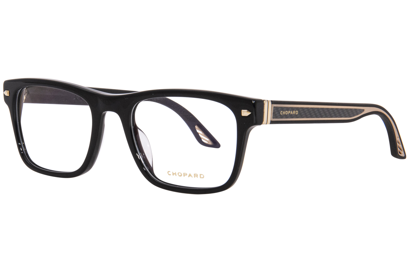 Chopard VCH326 Eyeglasses Men's Full Rim Square Shape | EyeSpecs.com