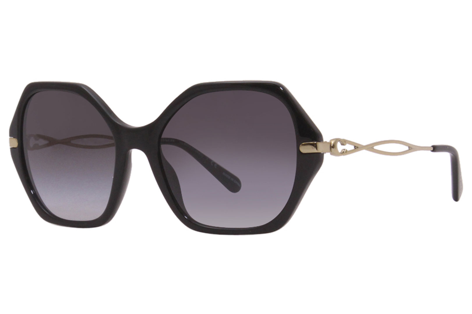 Coach Sunglasses Women's HC8315 C3445 50028G Black-Gold/Grey