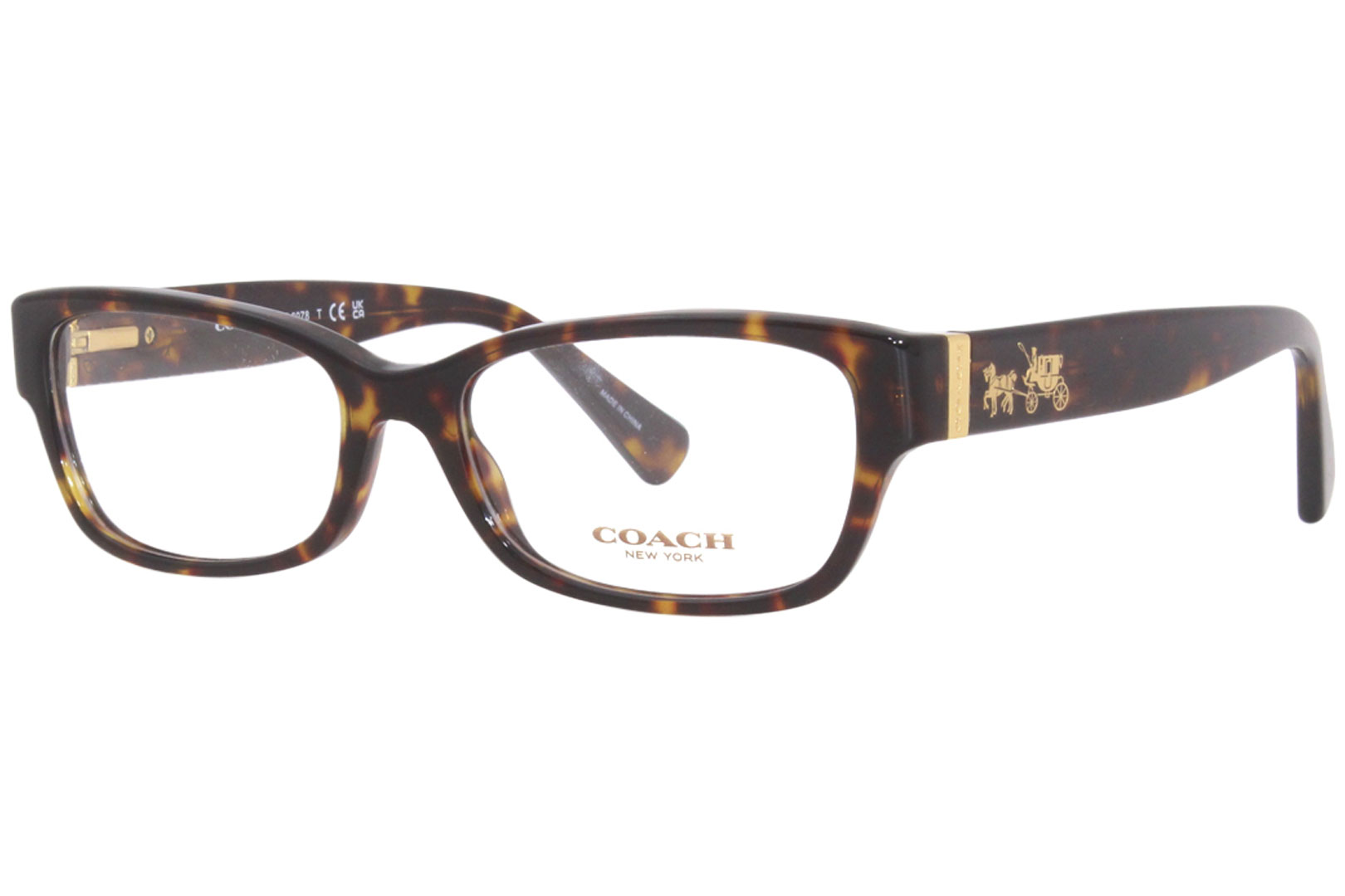Coach HC6078 Eyeglasses Women's Full Rim Rectangular Optical Frame |  