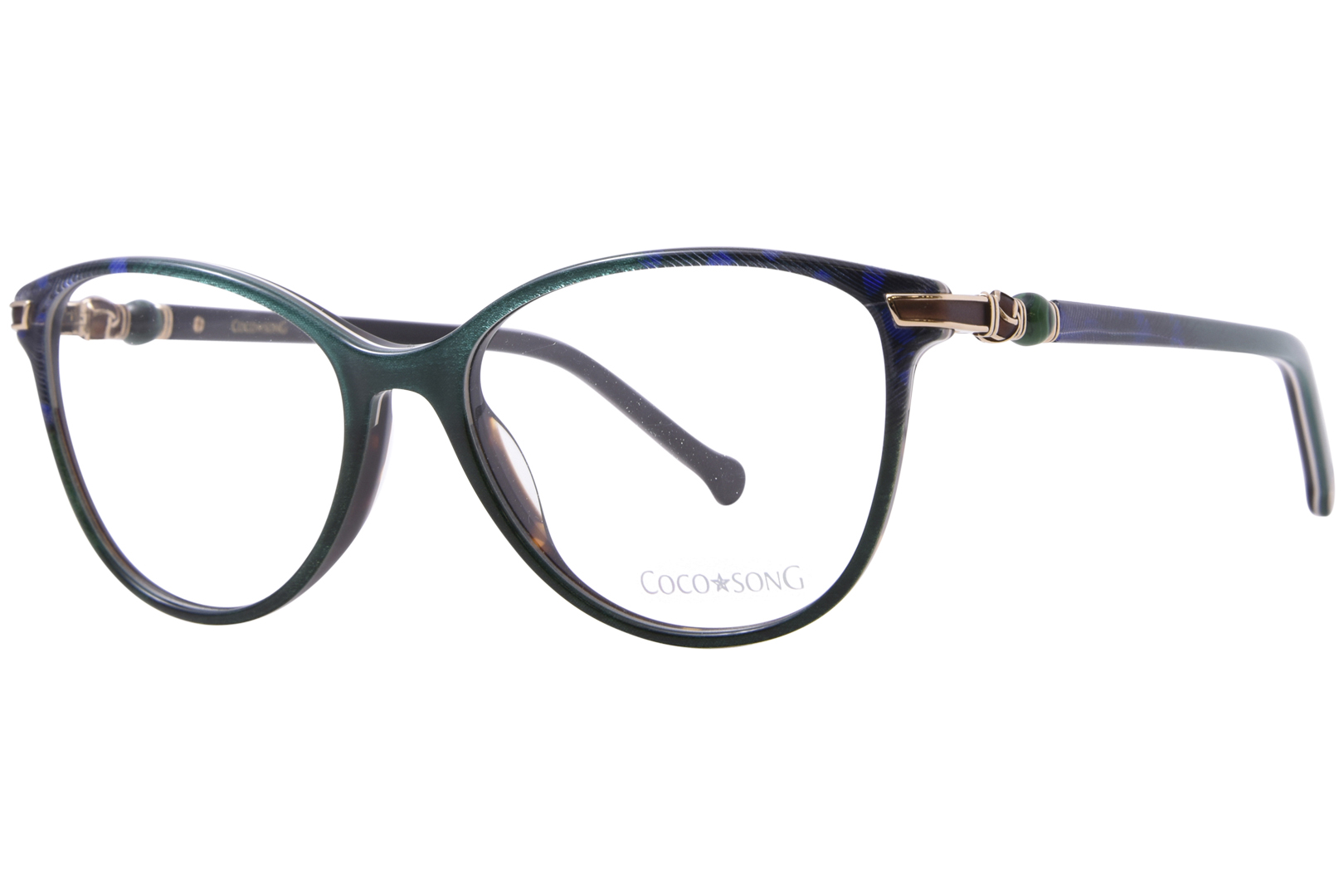 【35％OFF】 C2 CV280 Sacrifice Hot Song Coco Eyeglasses Green Women's ジャケット・アウター