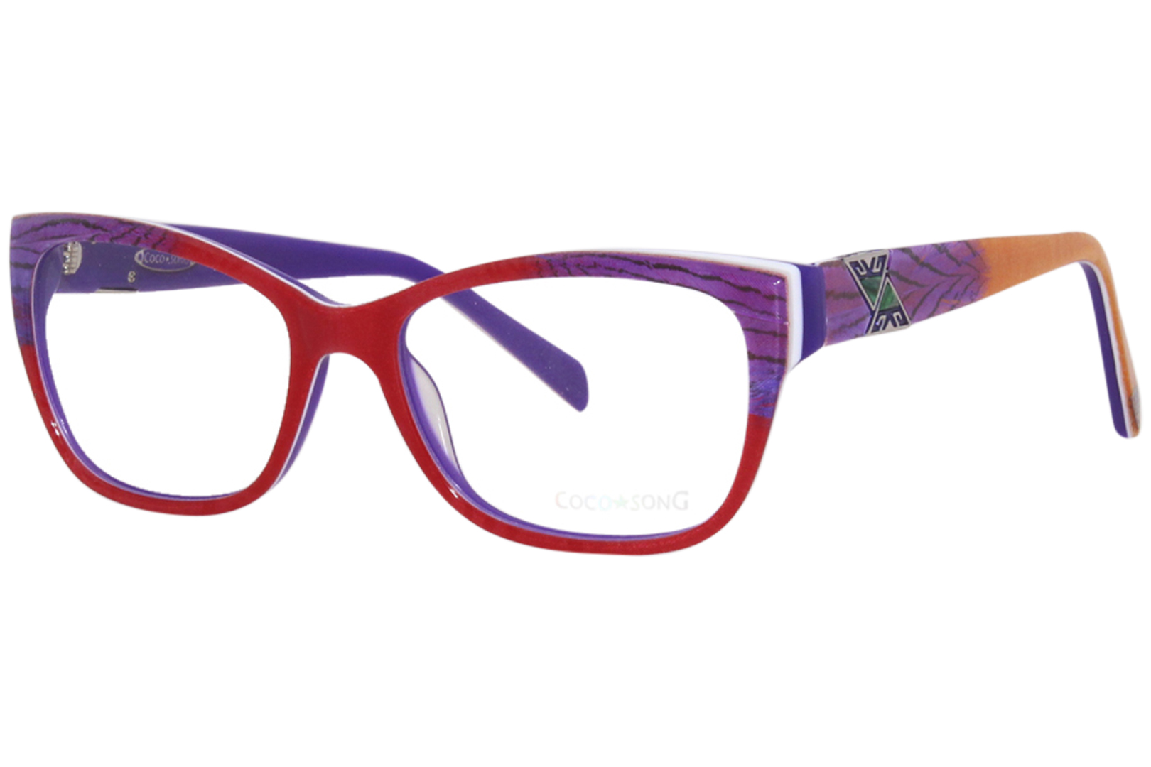 Coco Song Suspicious Life CV165-4 Eyeglasses Women's Red