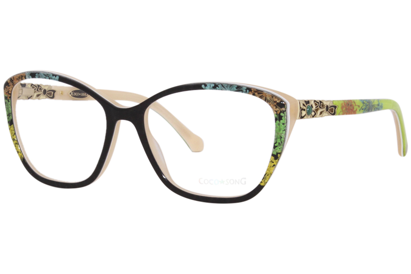 coco Coco Song Wrong Answer CV275-3 Eyeglasses Women's Red/Black
