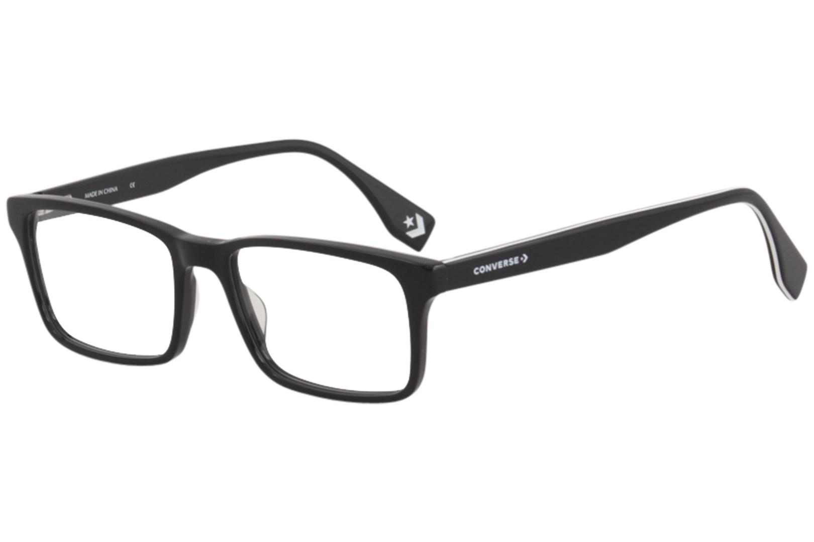 explosión Entrada halcón Converse Men's Eyeglasses Q316 Q/316 Black Full Rim Optical Frame 53mm |  EyeSpecs.com