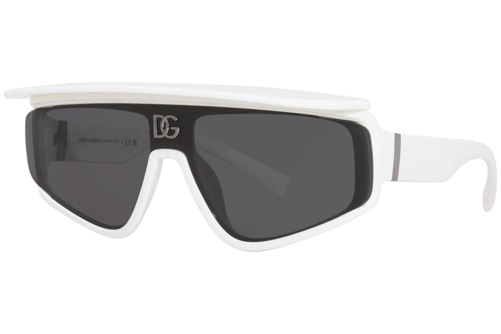 Dolce & Gabbana DG-6177 3312/87 Sunglasses Men's White/Dark