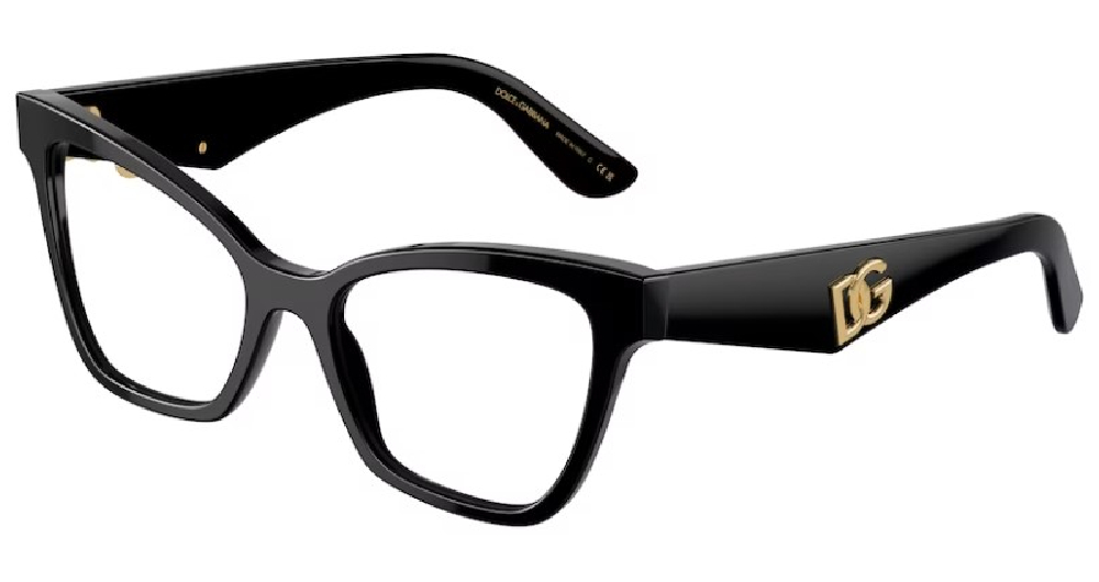 Dolce & Gabbana DG3369 501 Eyeglasses Women's Black Full Rim