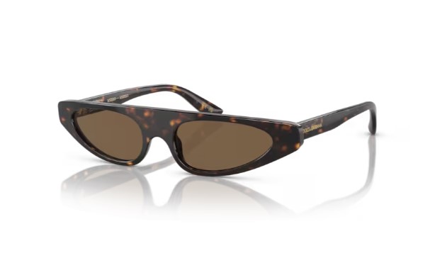 Dolce & Gabbana DG4442 502/73 Sunglasses Women's Havana/Dark