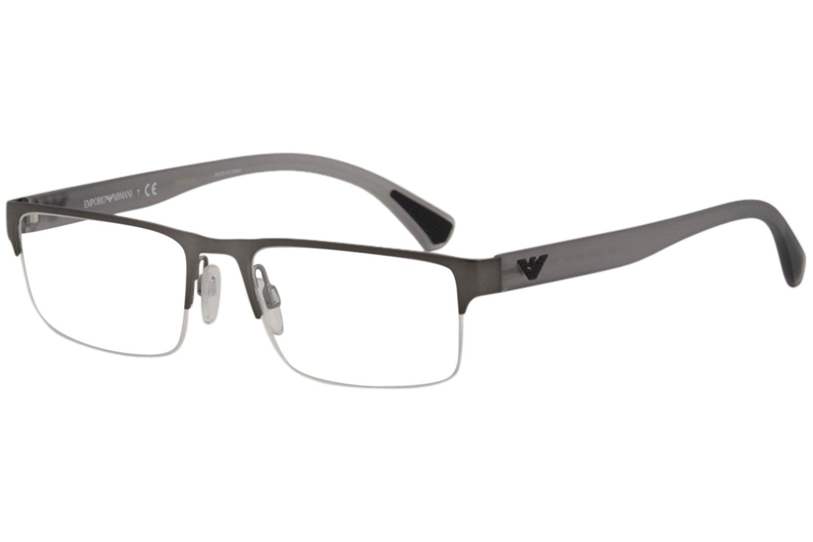 Arriba 87+ imagen armani semi-rimless eyeglasses