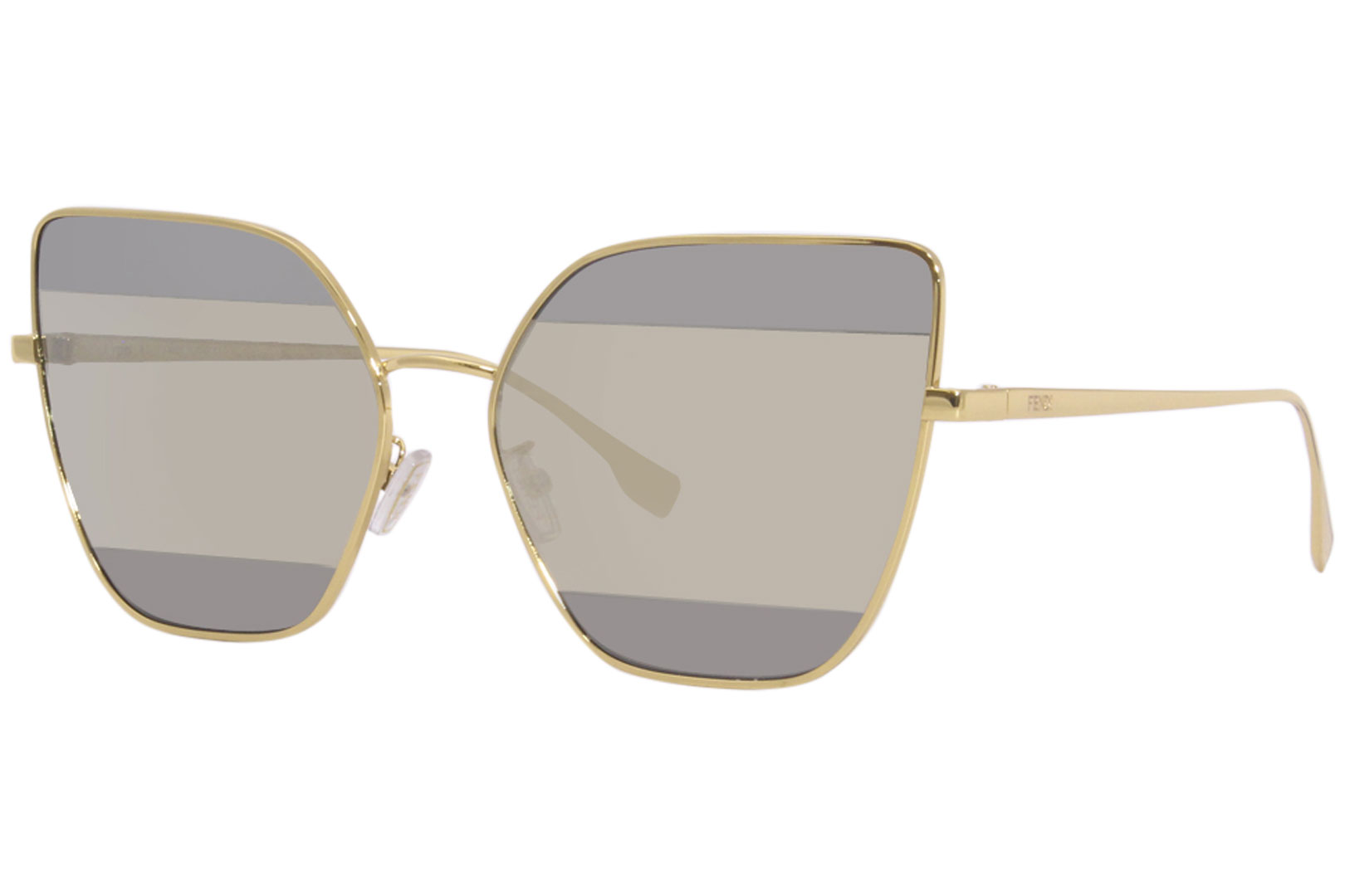 Fendi FE40015U 30C Sunglasses Women's Endura Gold/Smoke