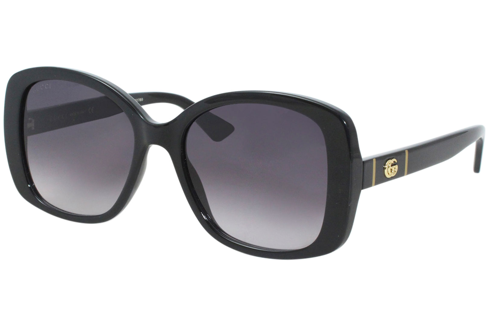 Gucci GG0762S 001 Sunglasses Women's Black/Grey Gradient
