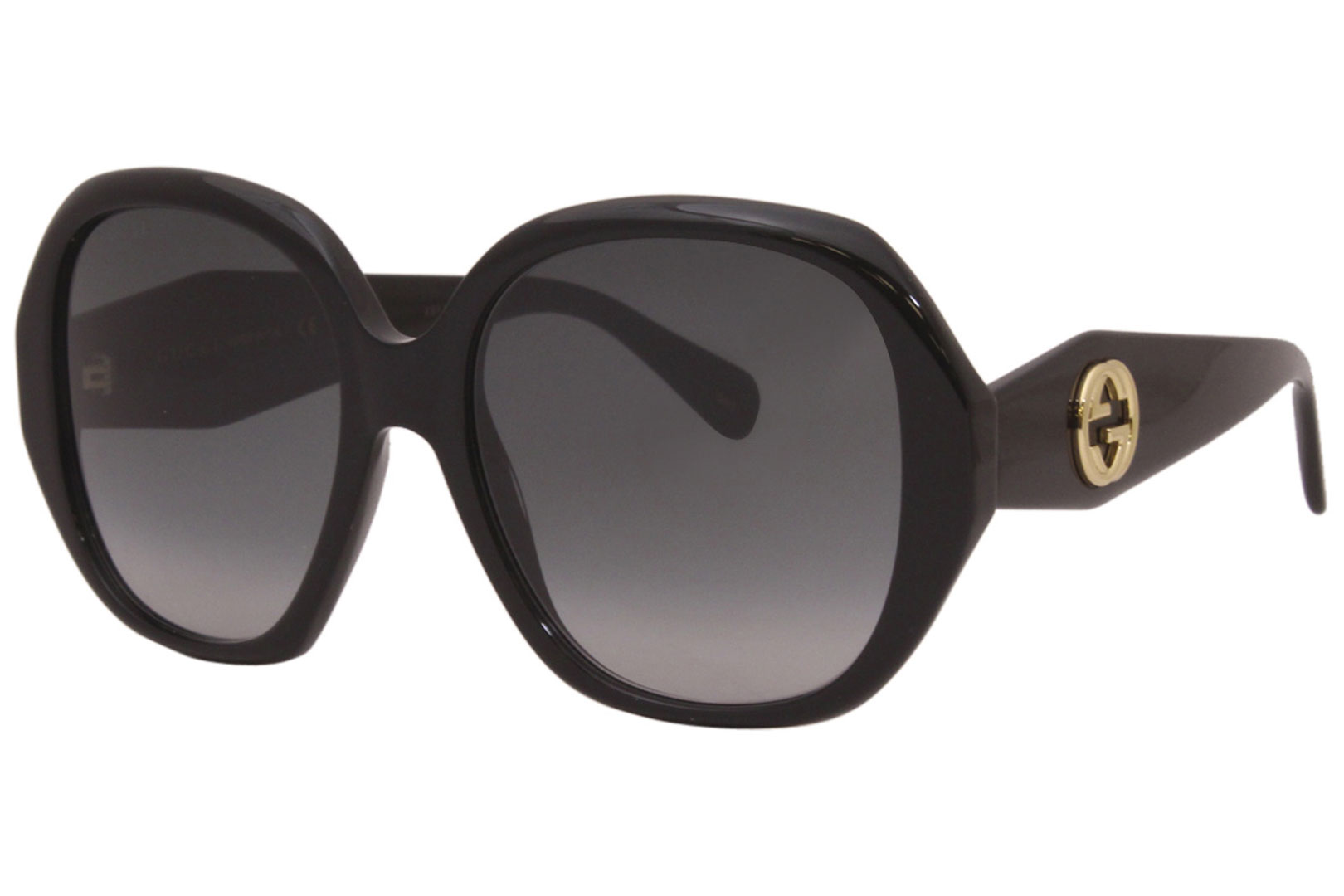Gucci Sunglasses Women's GG0796S 001 Black/Grey 56-18-140mm