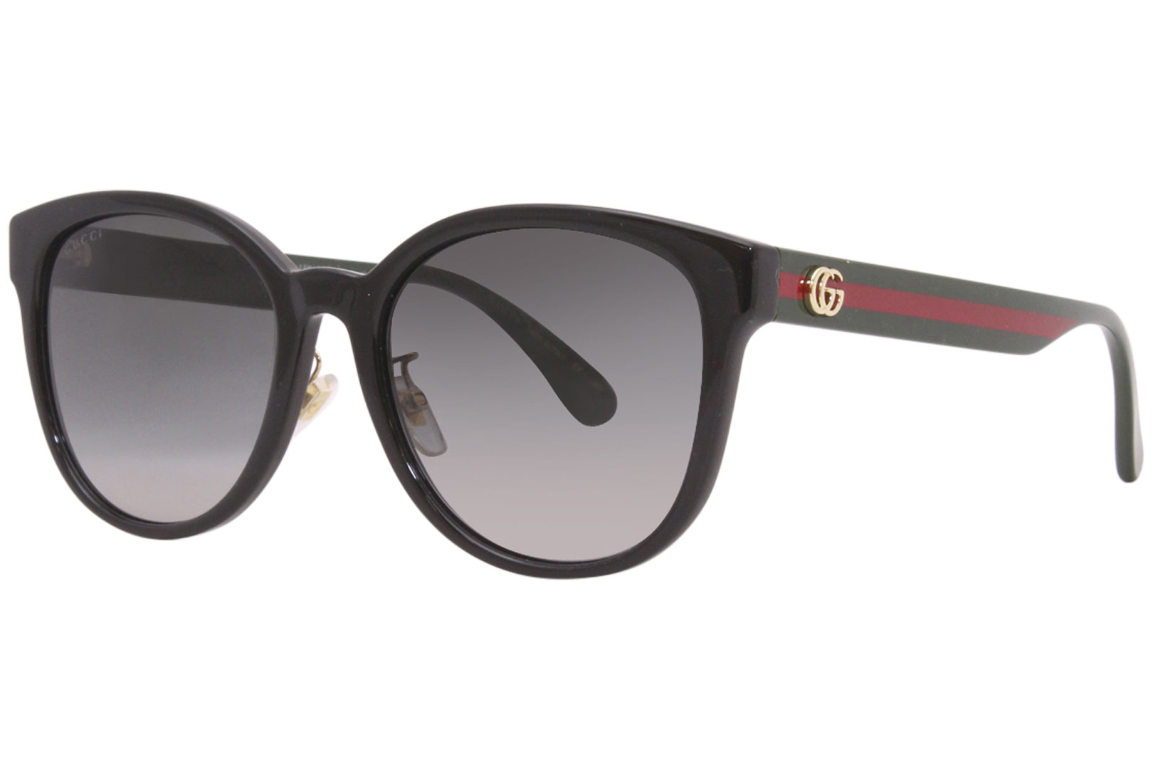 Gucci Sunglasses Women's GG0854SK 001 Black-Green/Grey
