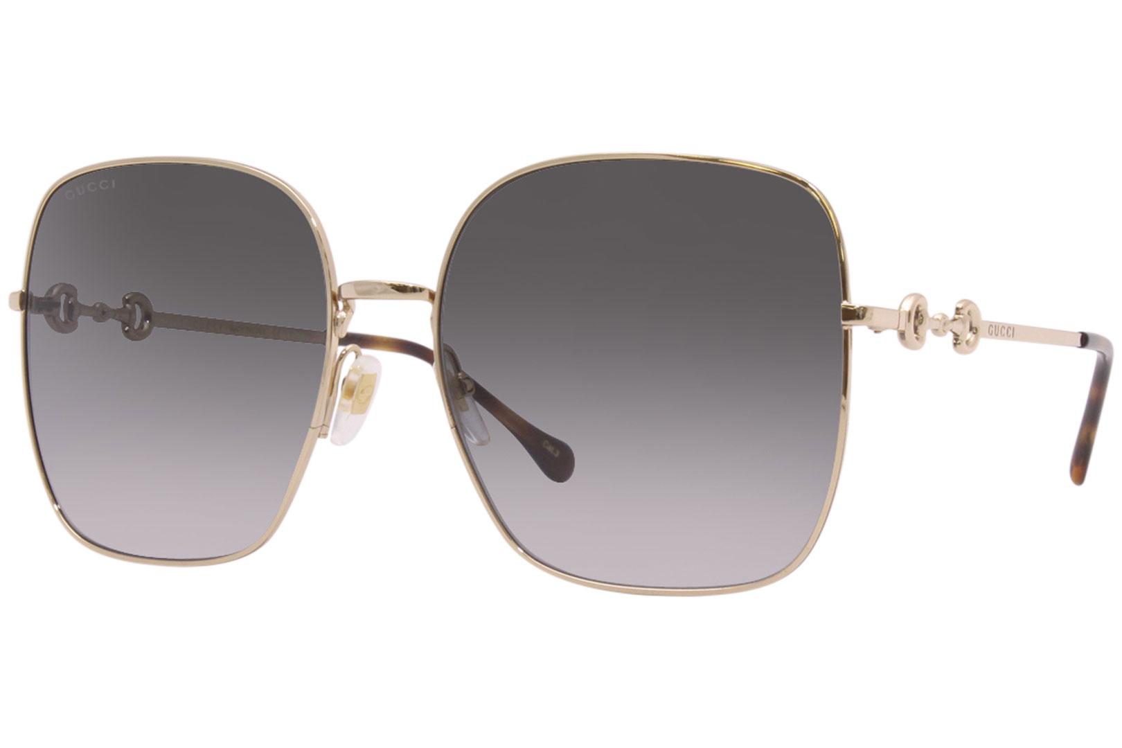 サングラス GUCCI Woman Sunglasses Grey GG0879S 001 Gucci Sunglasses Women's GG0879S 001 Gold/Grey Gradient 61