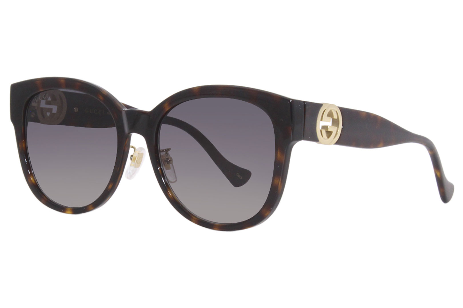 Gucci★素敵！Havana Cat Eye Acetate Sunglasses W/Sylvie Web New Gucci Havana Oversize Cat Eye Acetate Sunglasses Sylvie