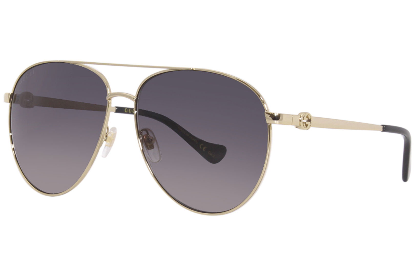 GUCCI アイウェアチェーン付き ティアドロップ サングラス GG1088S グッチ サングラス GUCCI GG1088S 001 61サイズ ティアドロップ