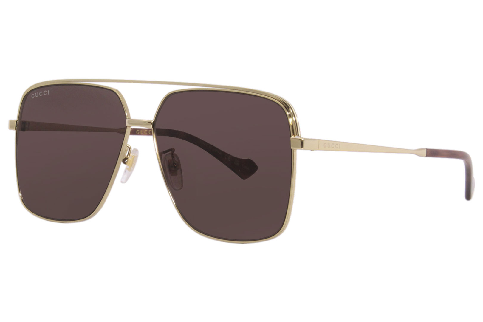 Gucci GG1099SA Sunglasses Men's Pilot | EyeSpecs.com