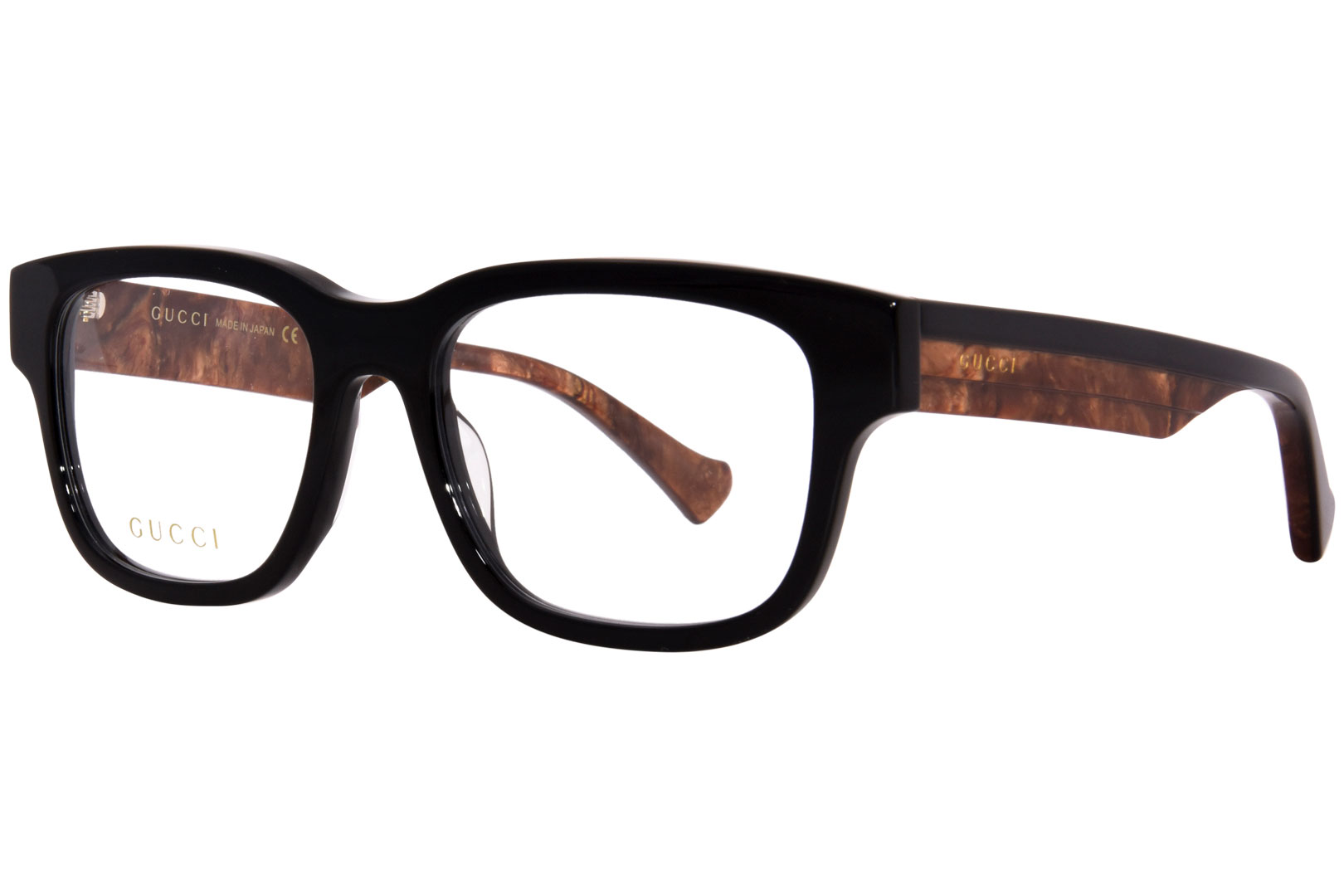 Gucci GG1303O 003 Eyeglasses Men's Black/Red/Blue Full Rim