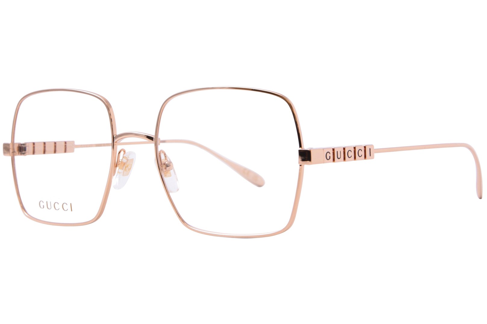 Gucci GG1434O 002 Eyeglasses Women's Rose Gold Full Rim Gucci GG1434O 002 Eyeglasses Women's Rose Gold Full Rim
