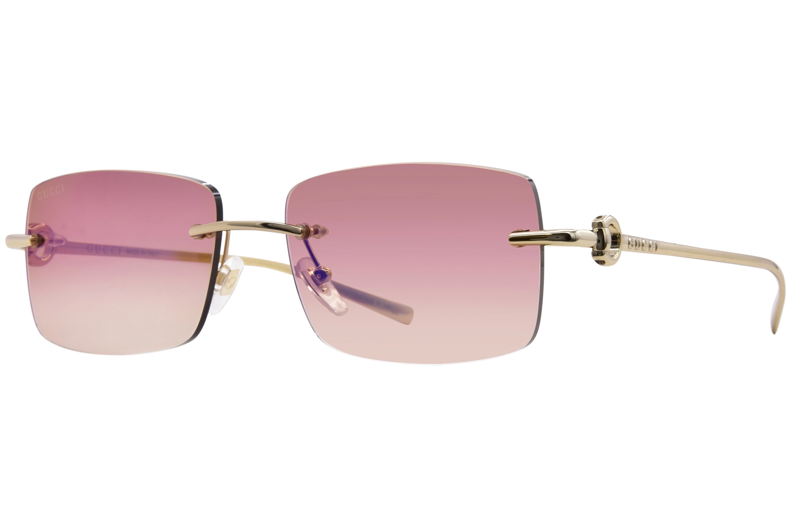 小物 GUCCI linestone rimless sunglasses GUCCI linestone rimless sunglasses black | eBay