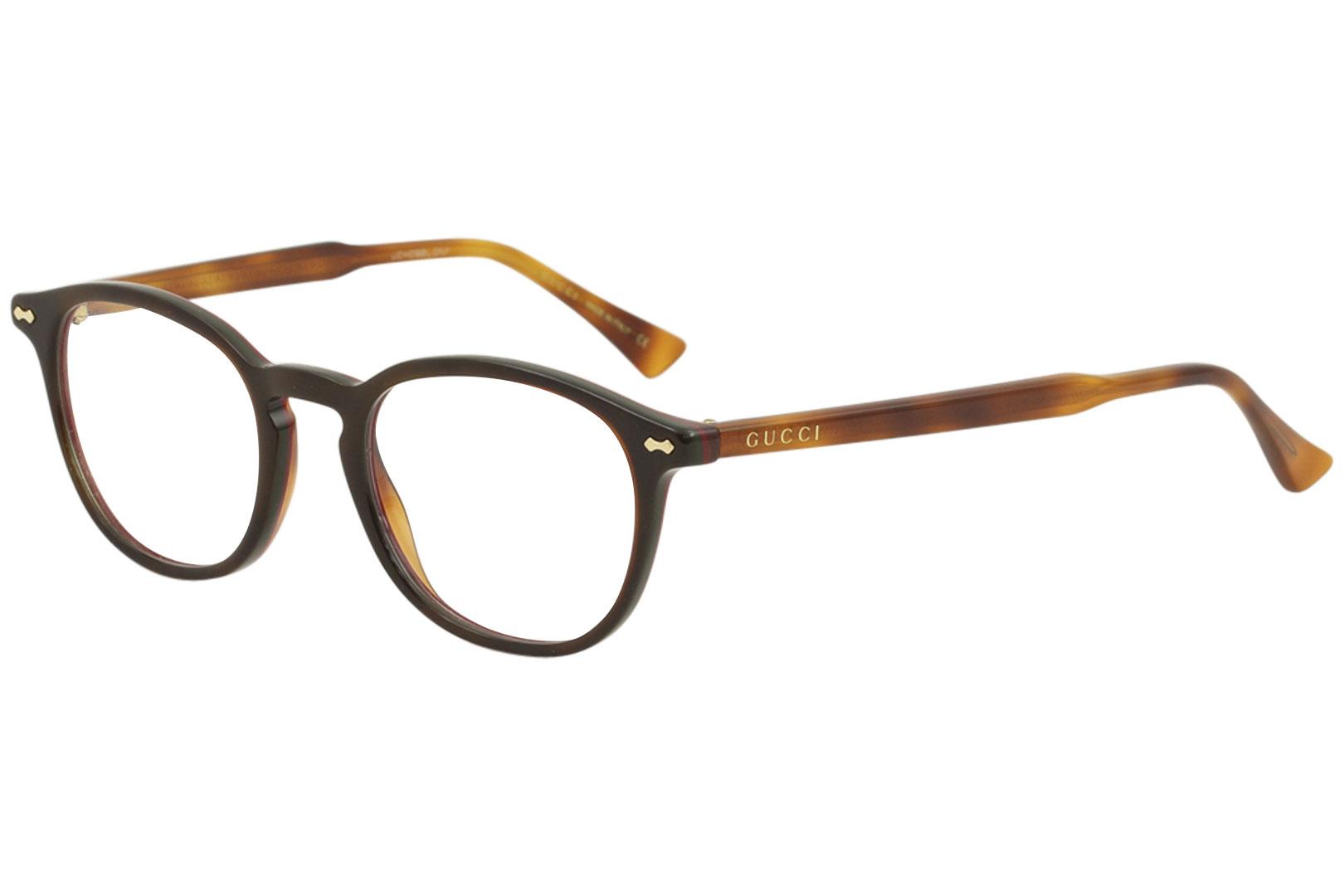 Gucci Men's Eyeglasses GG0187O GG/0187/O Full Rim Optical Frame