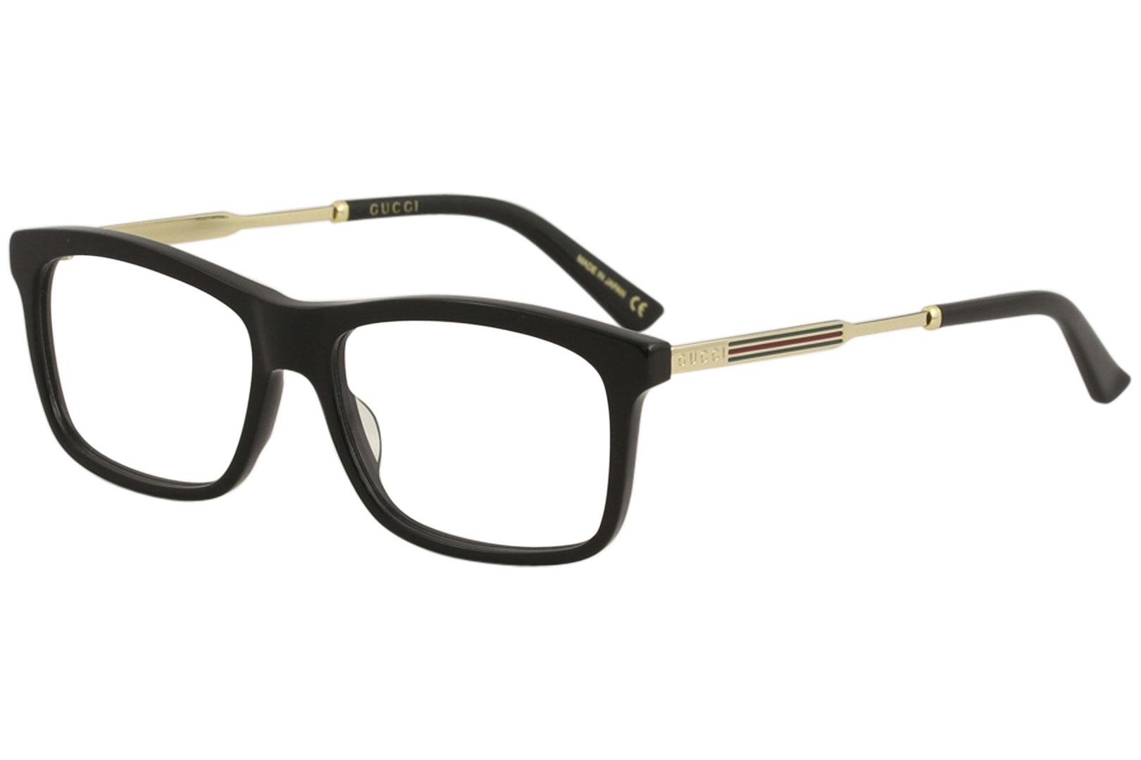 Gucci Men's Eyeglasses GG0302O GG/0302/O Full Rim Optical Frame |  