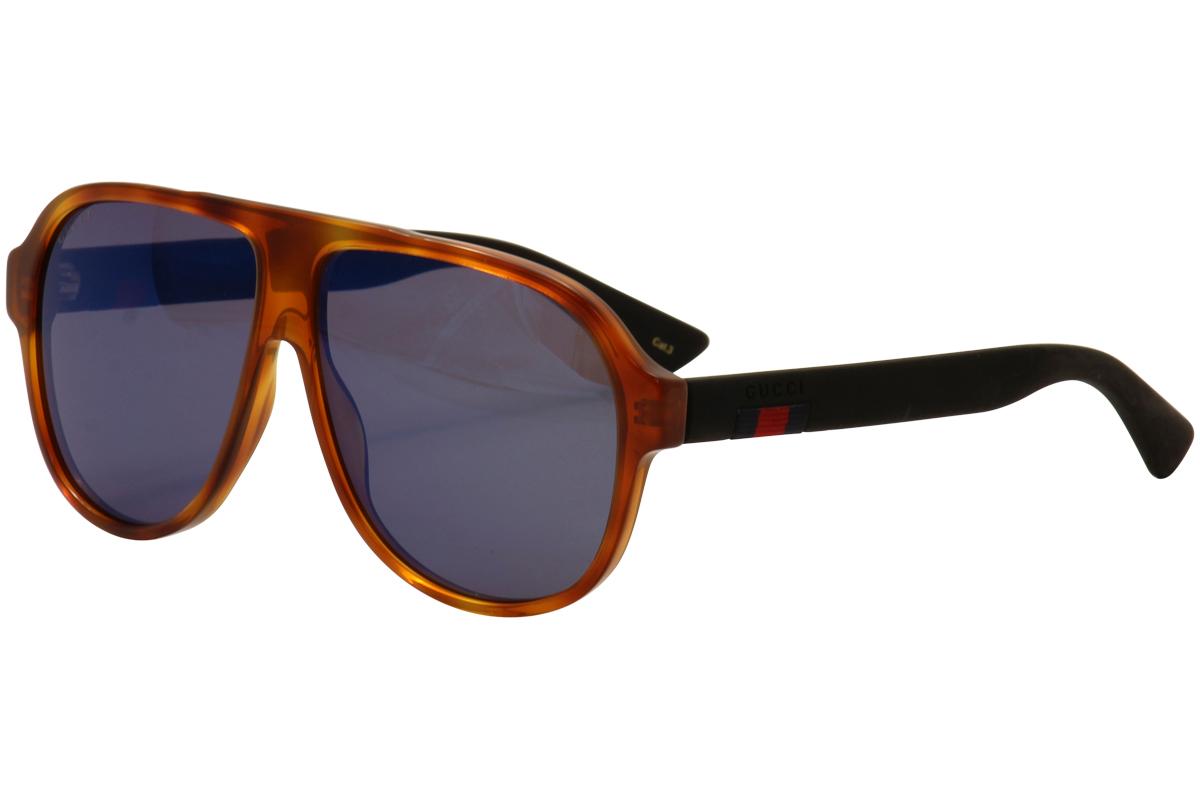 Gucci Men s GG0009S GG 0009 S Retro Fashion Pilot Sunglasses EyeSpecs