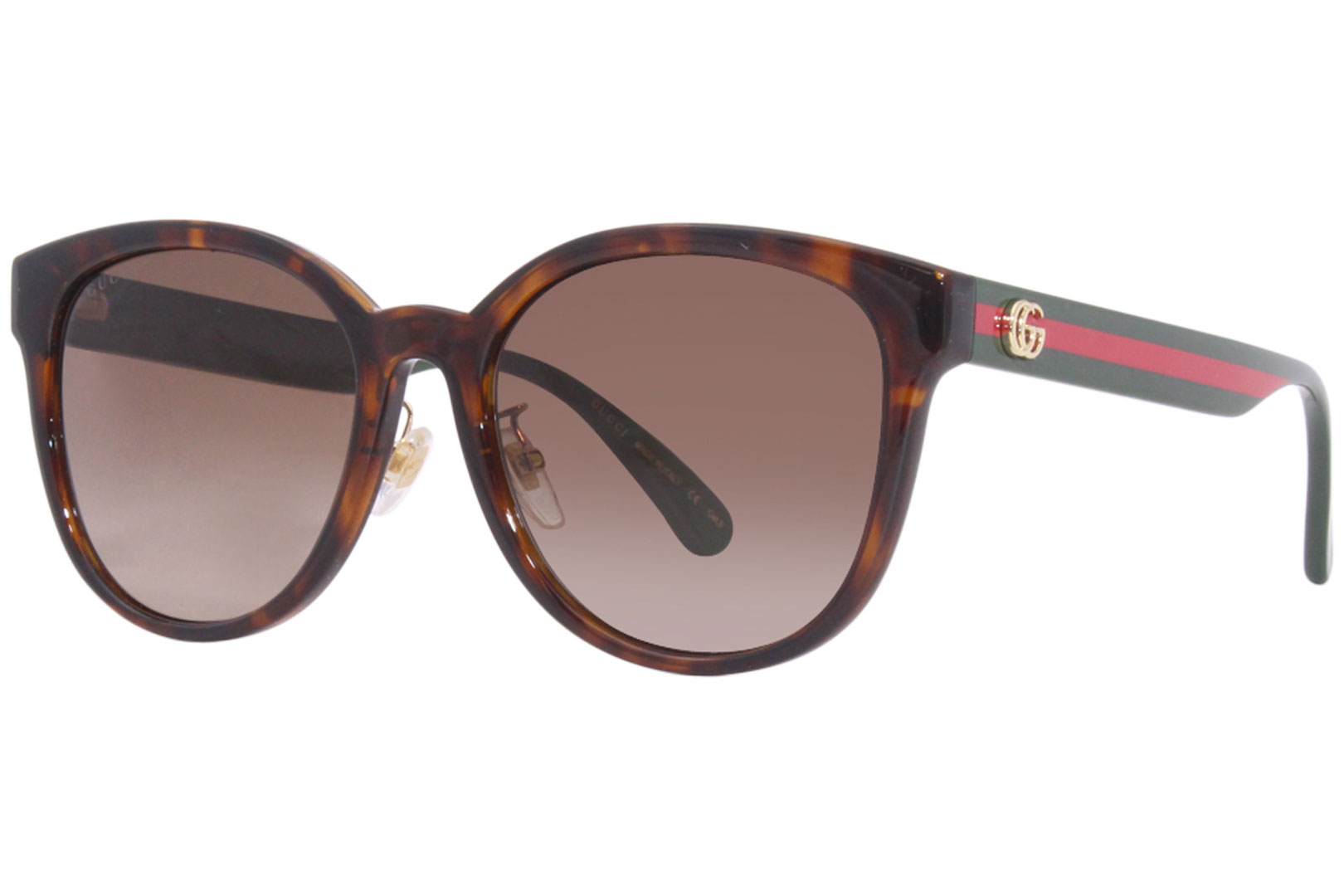 Gucci Sunglasses Women's GG0854SK 003 Havana-Green/Brown