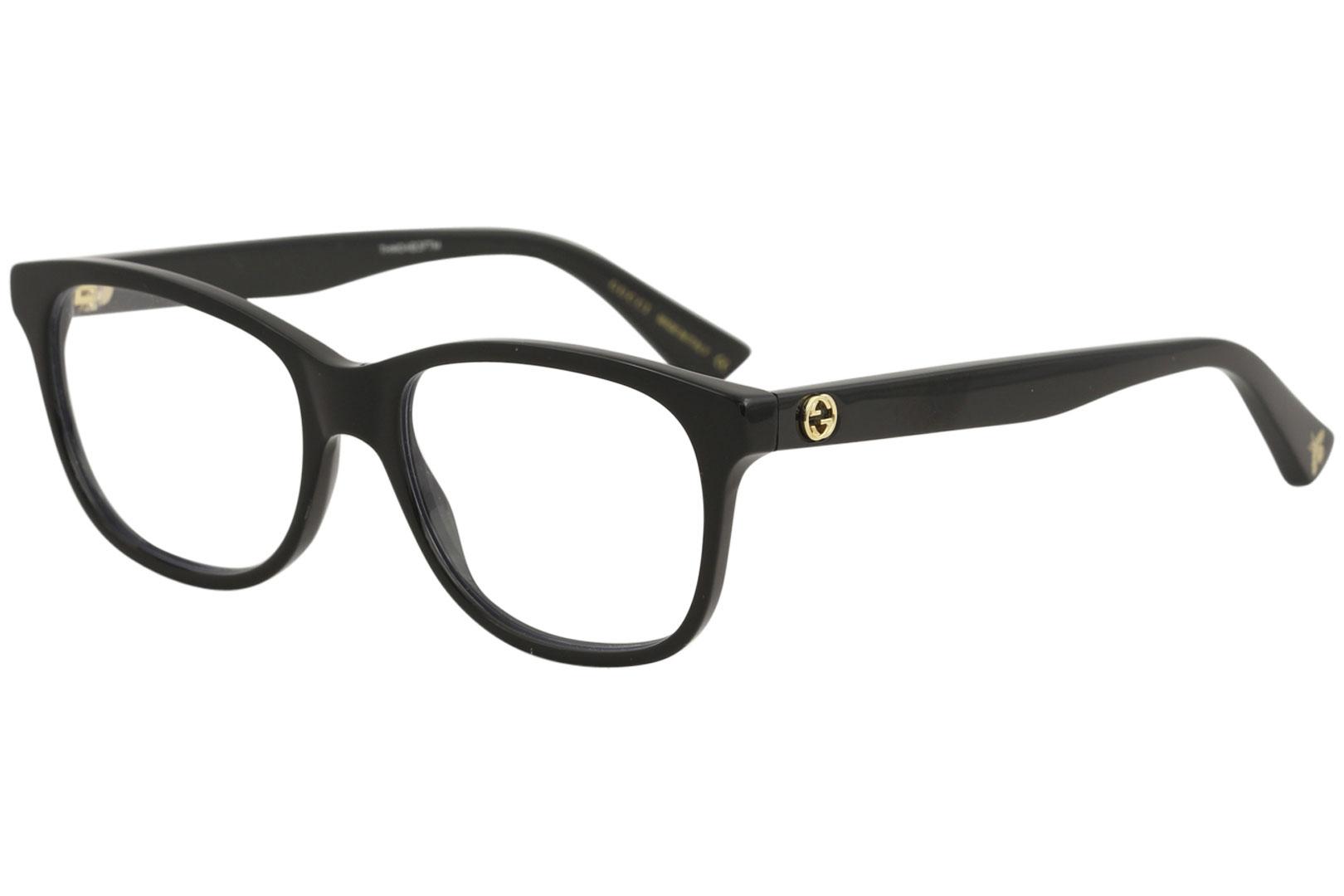 Gucci Women's Eyeglasses GG0166O GG/0166/O Full Rim Optical Frame |  