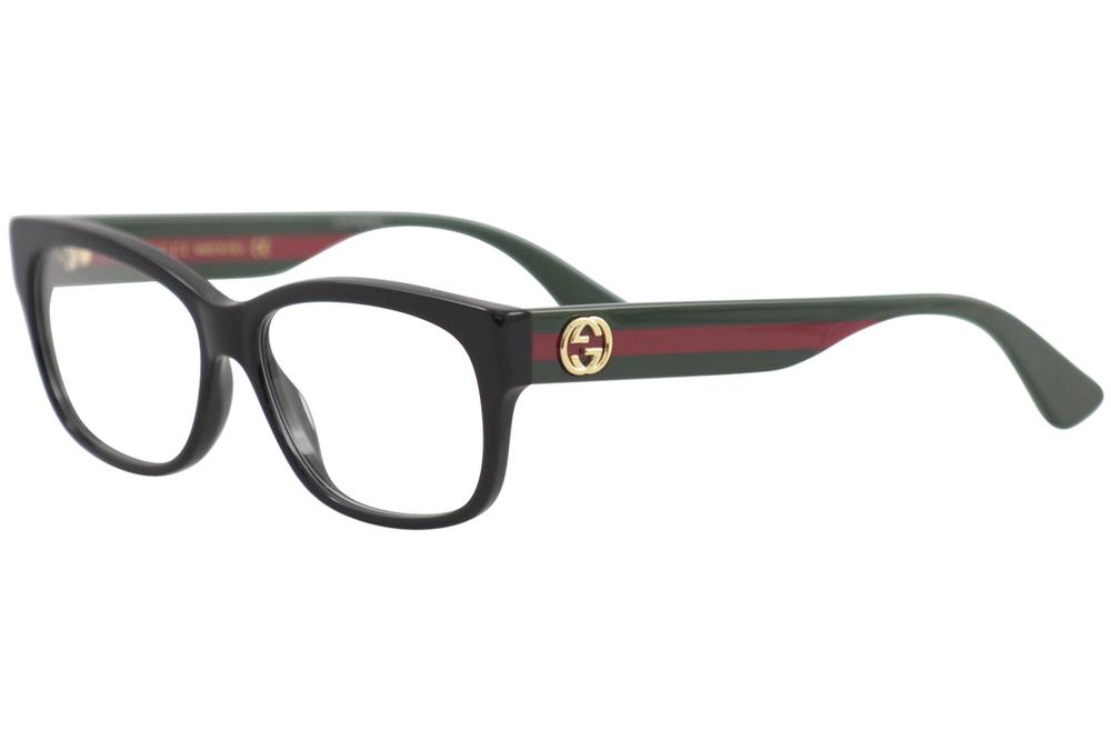 Gucci Women's Eyeglasses GG0278O GG/0278/O Full Rim Optical Frame |  