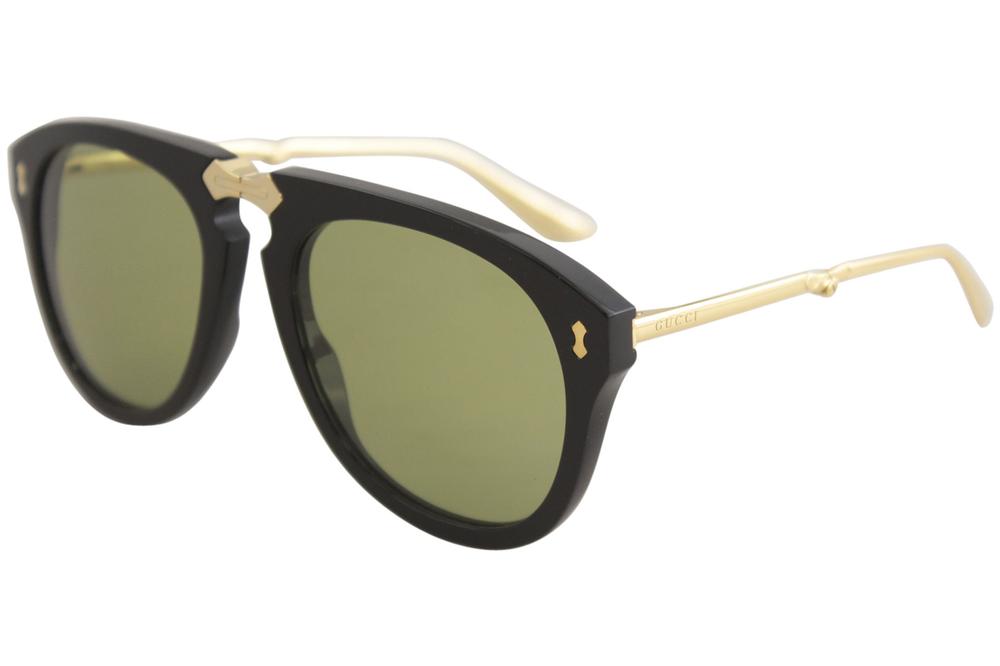 Gucci Sunglasses GG0305S 002 Havana/Gold Folding 56mm 