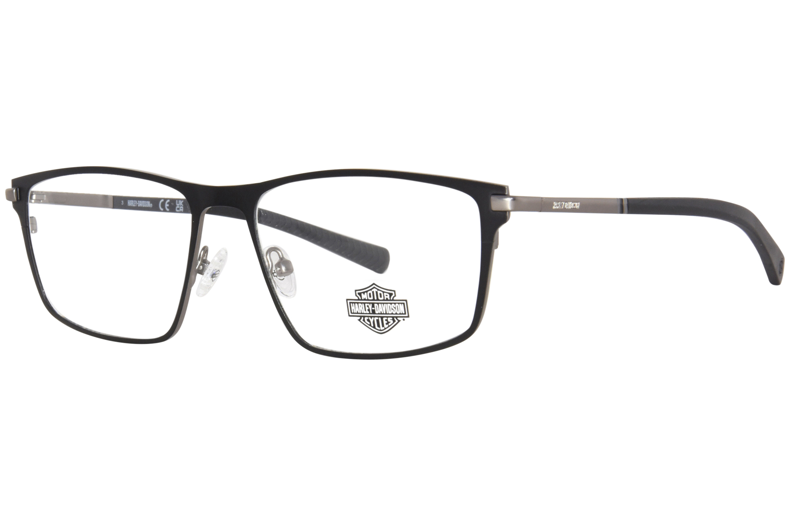 Harley Davidson HD0978 005 Eyeglasses Men's Black/Gunmetal Harley Davidson HD0978 005 Eyeglasses Men's Black/Gunmetal