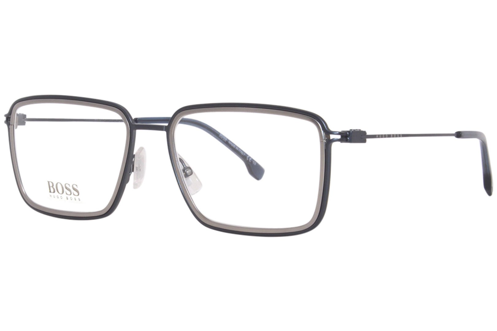 Hugo Boss 1231 Eyeglasses Men s Full Rim Square Shape EyeSpecs