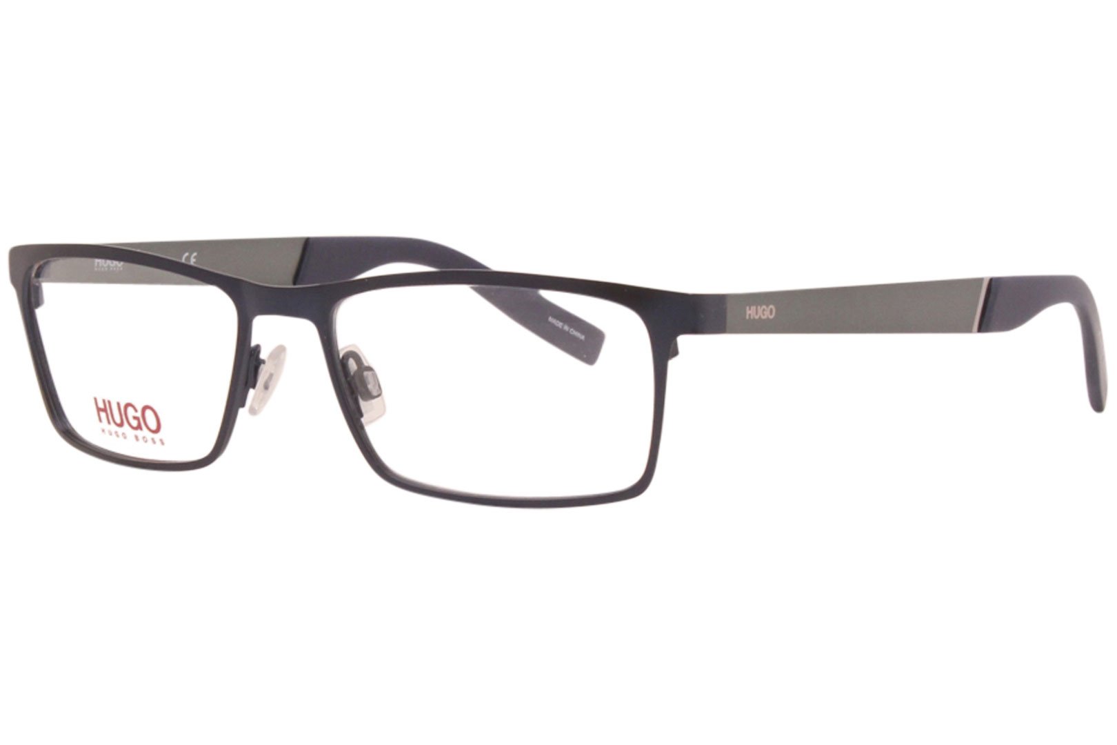 Hugo Boss Eyeglasses Men's HG-0228 FLL Matte Blue 54-17-140mm ...