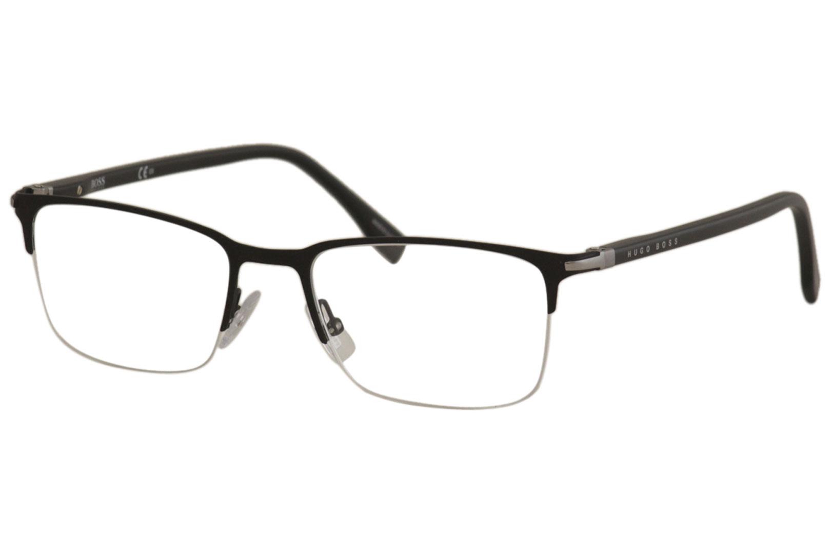 Hugo Boss Men s Eyeglasses BOSS 1007 BOSS1007 Half Rim Optical Frame
