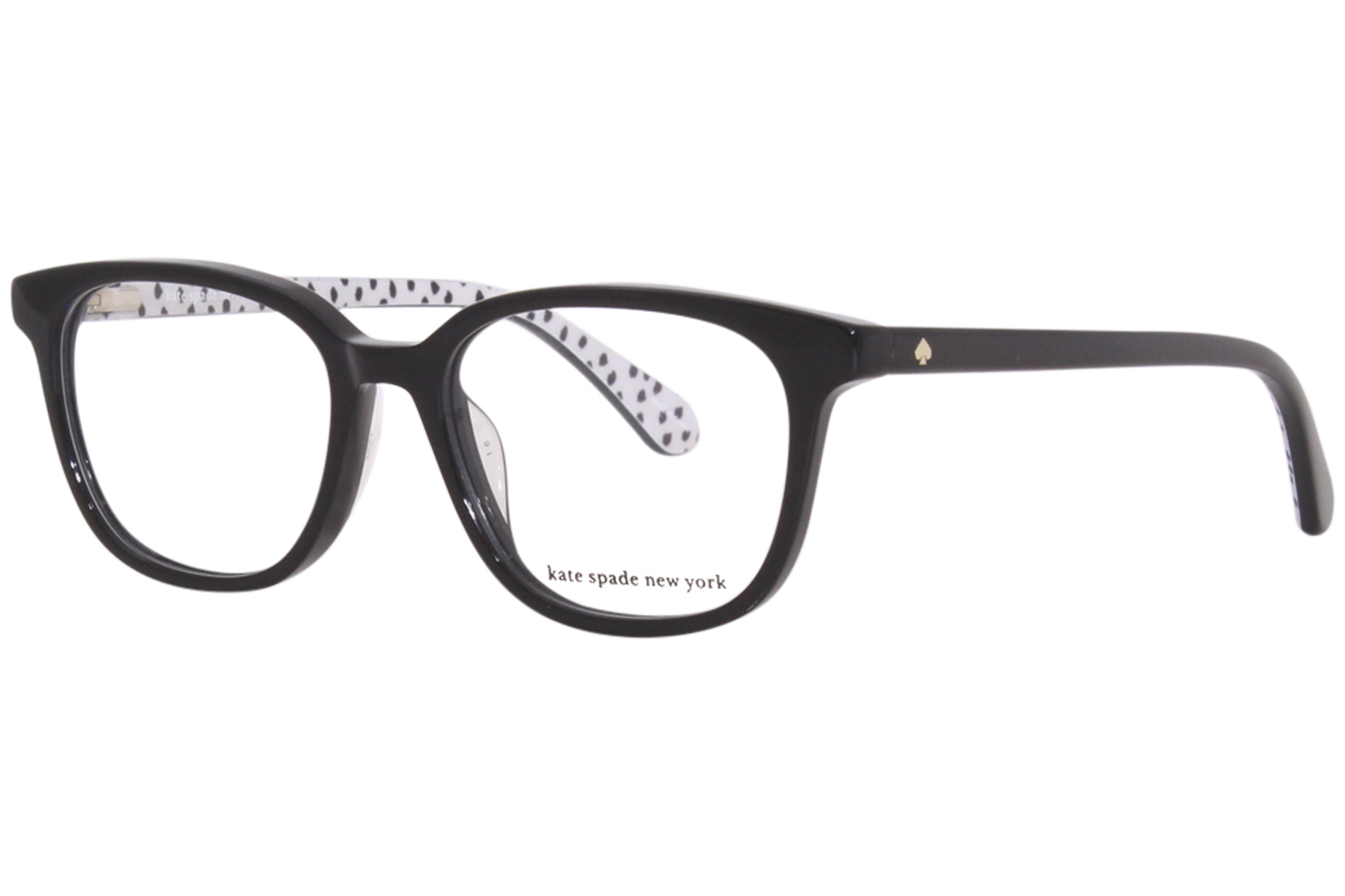 Kate Spade Bari 807 Eyeglasses Youth Girl's Black Full Rim Cat Eye  47-15-130 